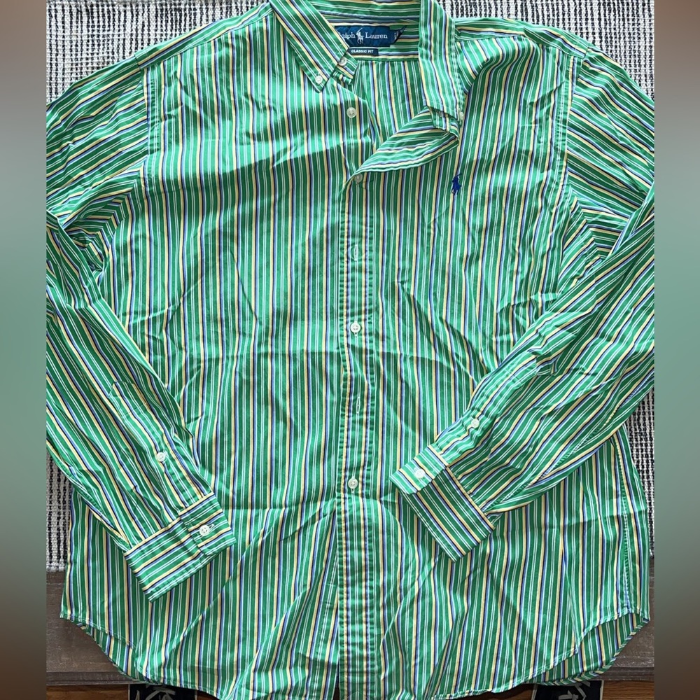 Men’s polo dress shirt